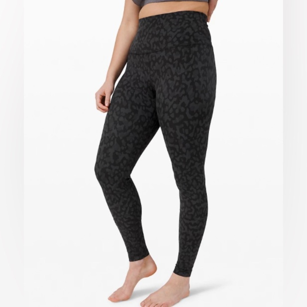Lululemon Align Black Leopard Leggings